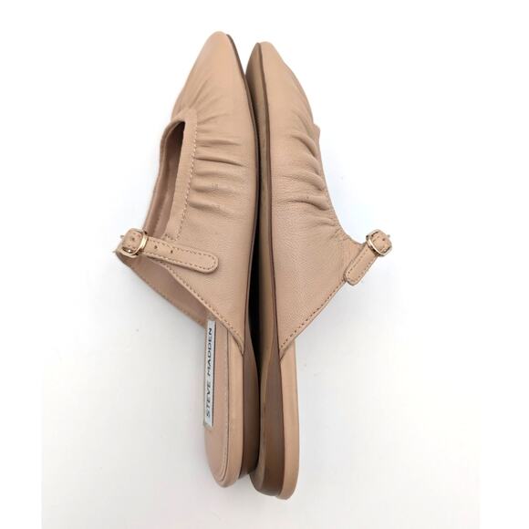 Steve Madden Leather Mary Jane Mule Women's Gisele Beige Size US7M EU37.5 - Picture 11 of 13